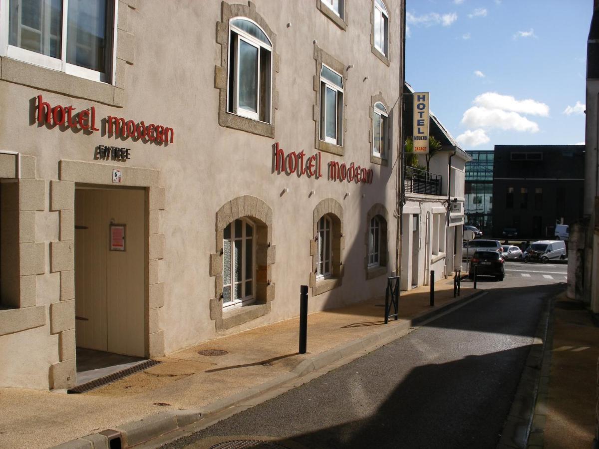 Hotel Modern Concarneau Bagian luar foto